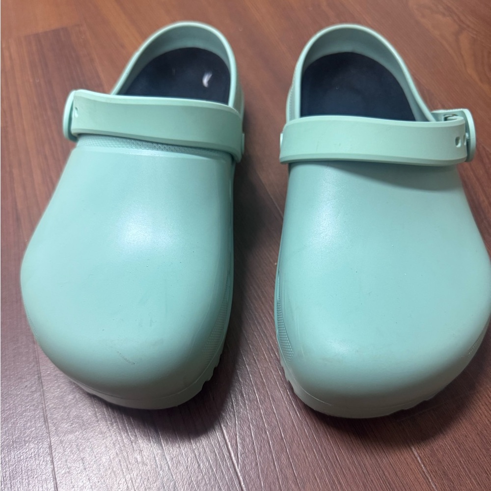 Birkenstock Blue Mules Comfortable Clogs